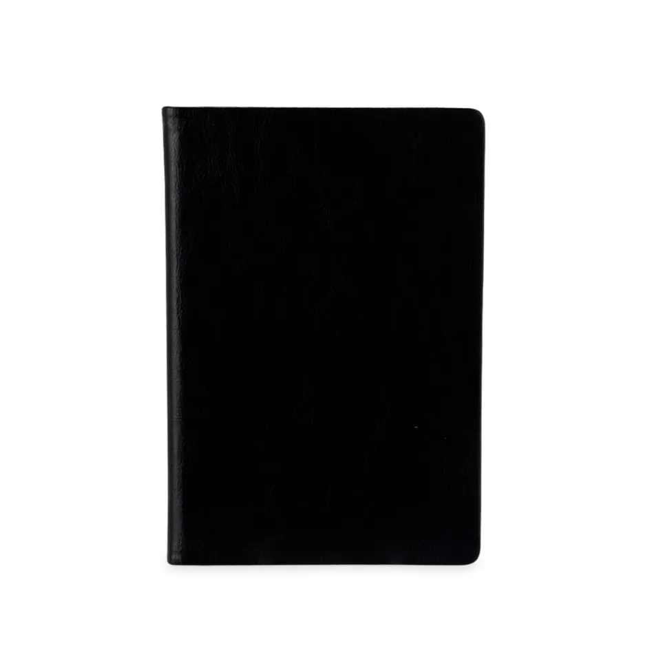 Agenda diária permanente na cor preto