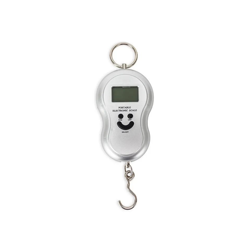 Balança portátil digital 50kg na cor prata
