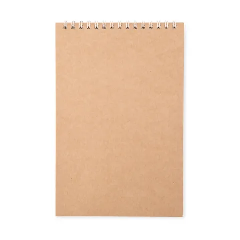 Bloco de notas kraft personalizado 51 folhas sem pauta