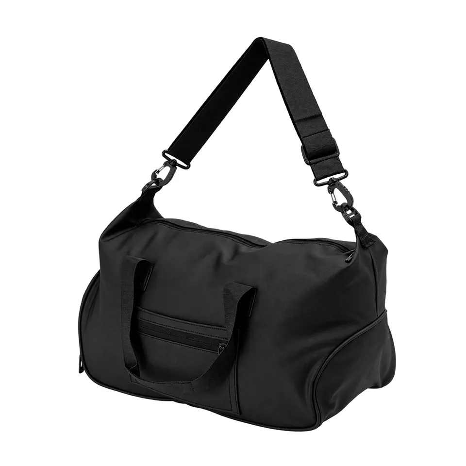 Bolsa de couro sintético personalizada 26 litros na cor preto