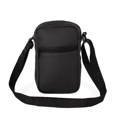 Bolsa de ombro de couro sintético personalizada