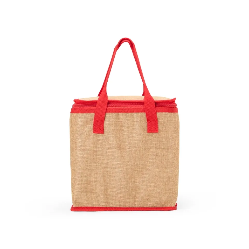 Bolsa térmica personalizada 14 litros na cor bege