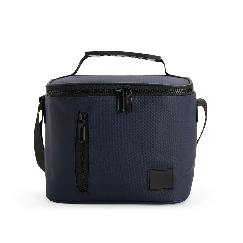 Bolsa térmica personalizada 6 litros impermeável com alça transversal 18 × 22,5 cm na cor azul