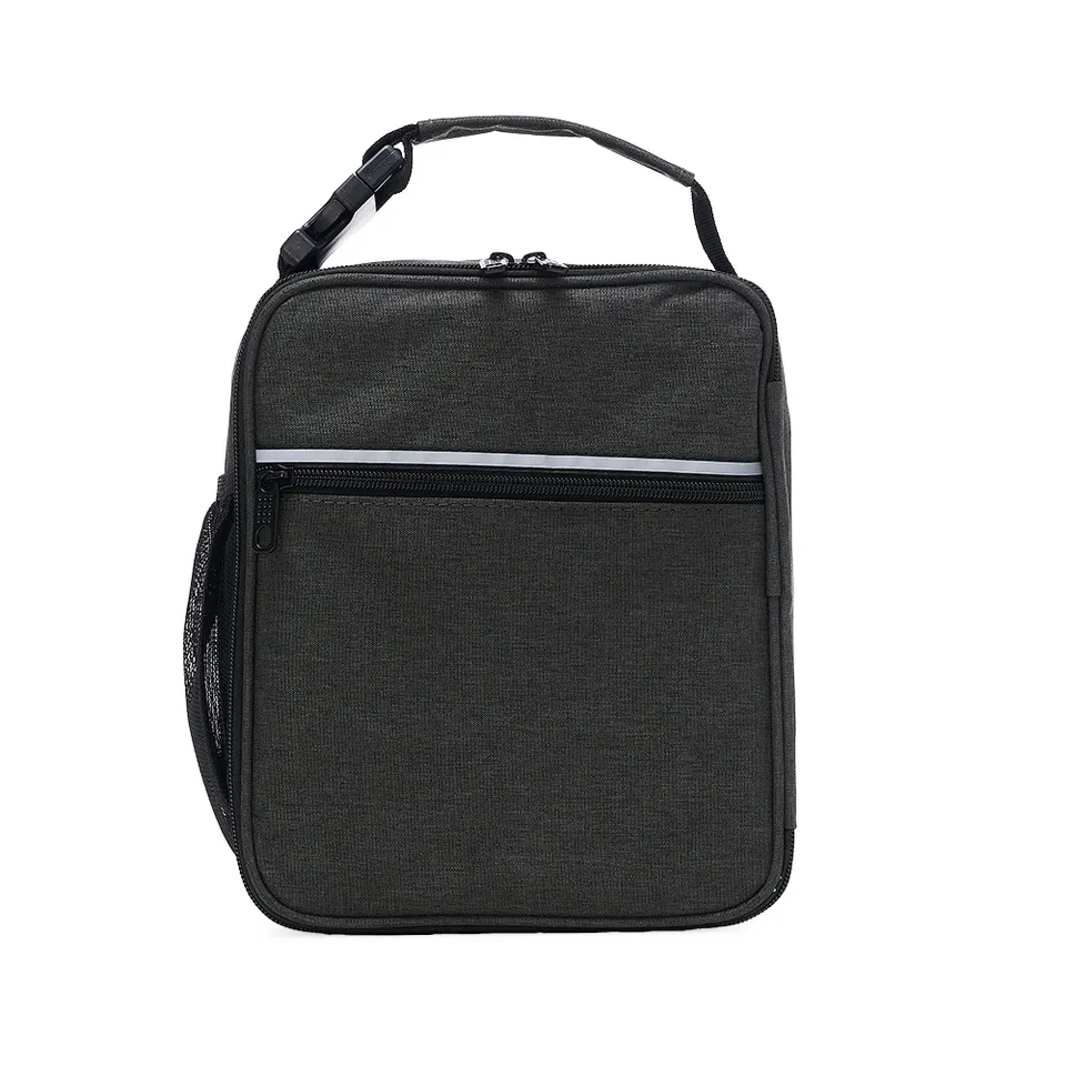 Bolsa térmica personalizada 8 litros com compartimentos na cor preto