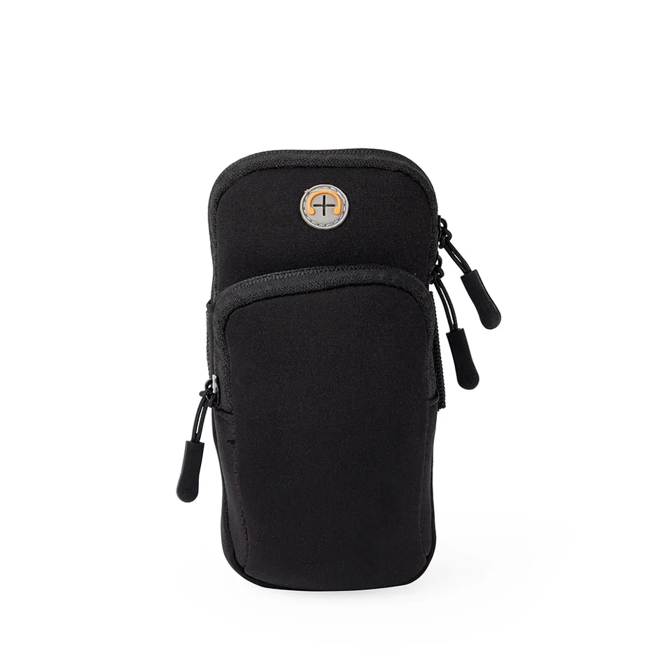 Braçadeira esportiva neoprene na cor preto