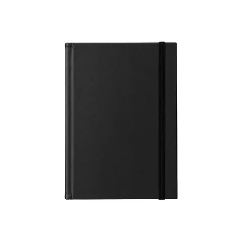 Caderneta tipo moleskine couchê personalizada sem pauta