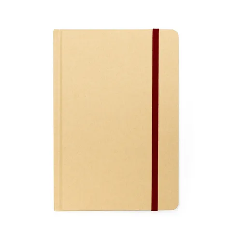 Caderneta tipo moleskine kraft personalizada 80 folhas com pauta