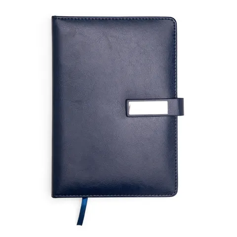 Caderneta de PU personalizada 96 folhas com pauta 21 × 15,5 cm