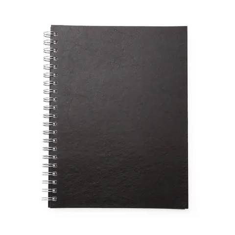 Caderno de couro sintético personalizado 21 × 28 cm