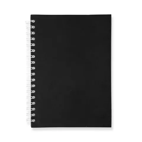 Caderno fosco personalizado com pauta