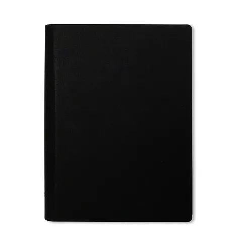 Caderno fichário de PU personalizado 96 folhas com pauta