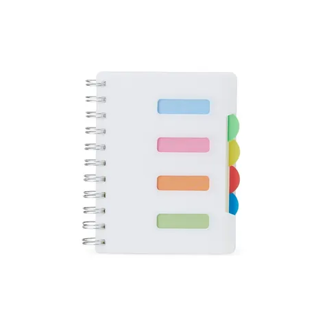Caderno pequeno personalizado branco
