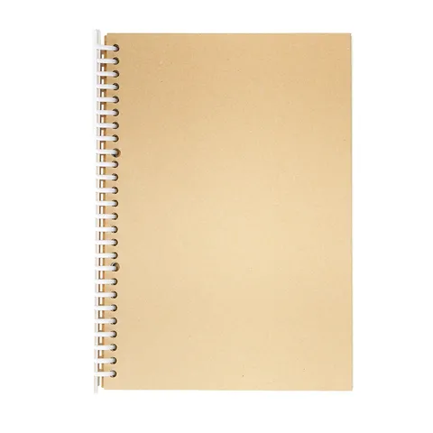 Caderno wire-o personalizado 90 folhas com capa dura e pauta