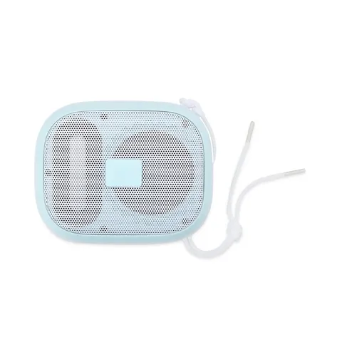 Caixa de som bluetooth personalizada TWS com rádio FM 8,2 × 10,2 cm