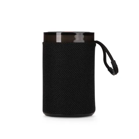 Caixa de som bluetooth multimídia TWS personalizada com luzes RGB e rádio FM 12,7 × 8 cm