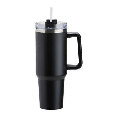 Caneca térmica personalizada 1,2 litros com canudo e alça (cód. 06033)