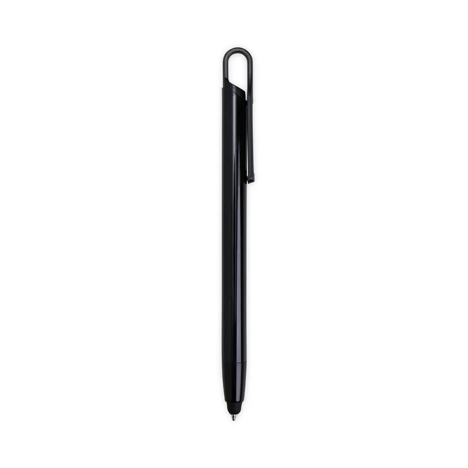 Caneta de metal personalizada na cor preto