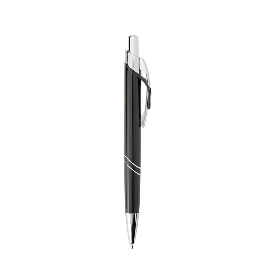 Caneta de metal personalizada na cor preto