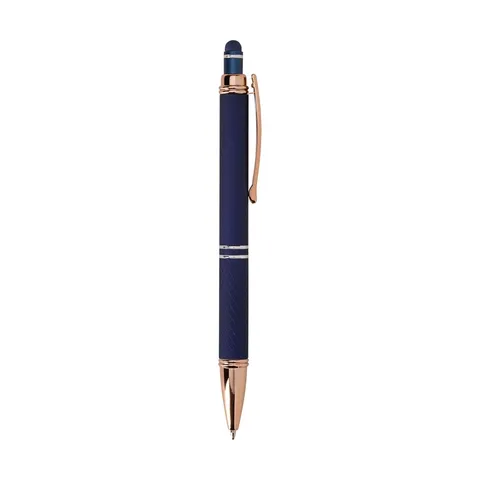 Caneta de metal touch personalizada texturizada (cód. 05020A)