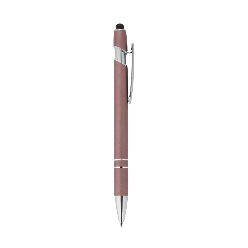 Caneta de metal touch personalizada na cor cobre
