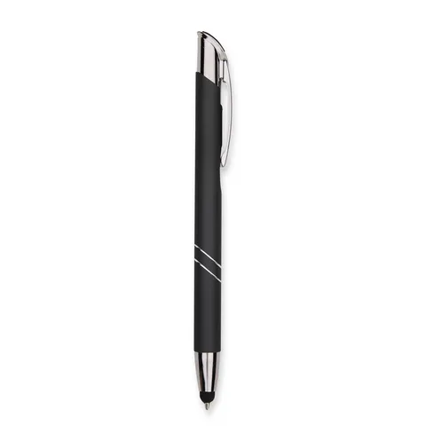 Caneta de metal touch personalizada texturizada (cód. 08159T)
