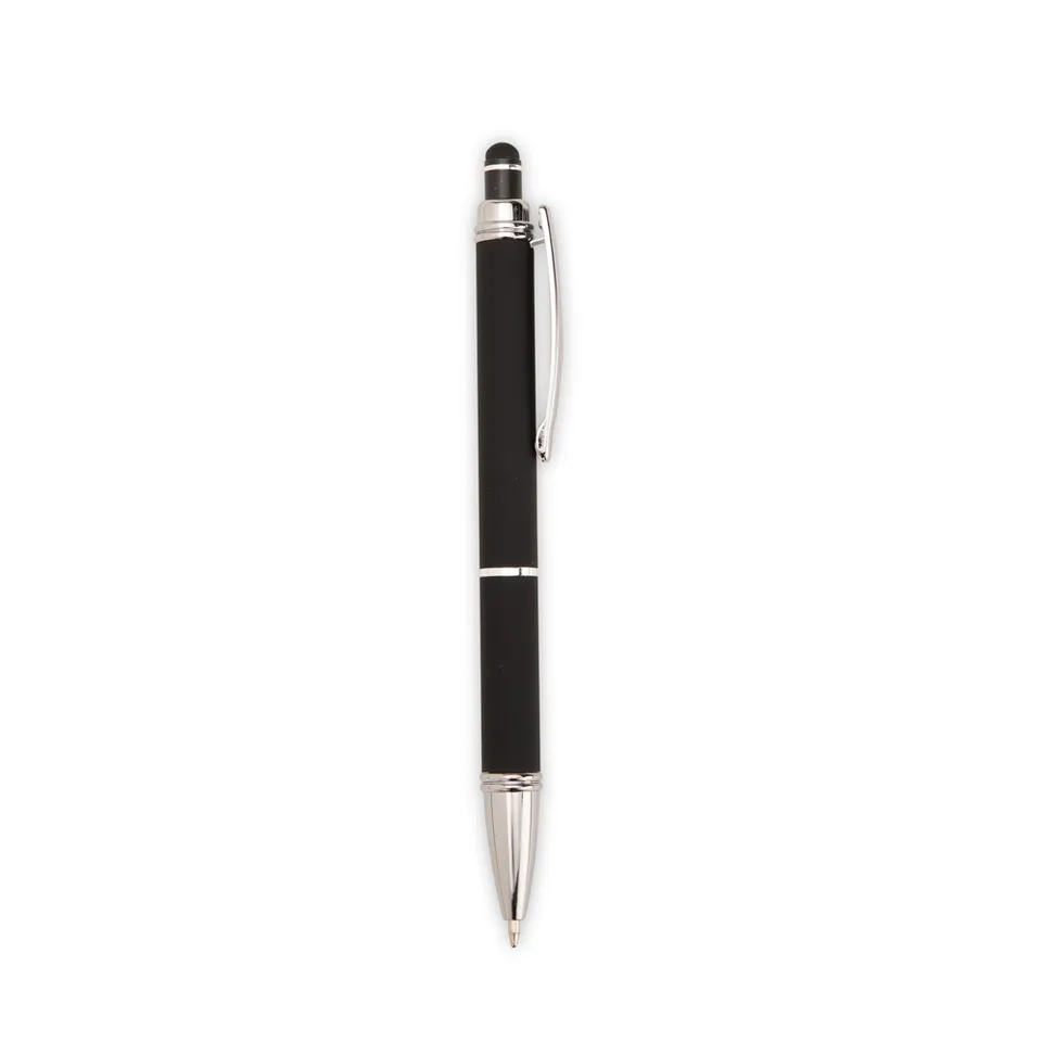Caneta de metal touch personalizada na cor preto