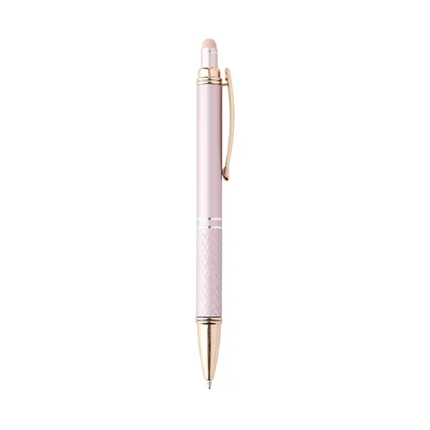 Caneta de metal touch personalizada texturizada (cód. 05020)