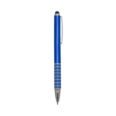 Caneta plástica touch personalizada giratória (cód. ER198B)