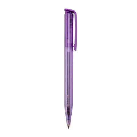 Caneta plástica personalizada translúcida (cód. 13630T)