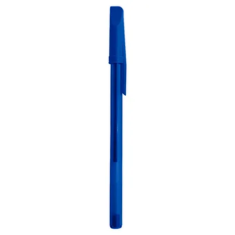 Caneta plástica personalizada com tampa (cód. 13629T)