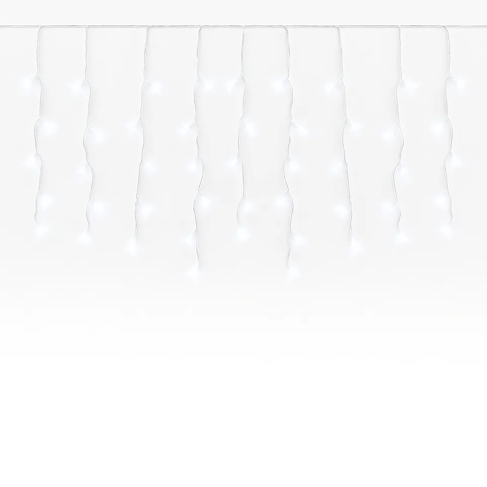 Cascata LED na cor amarelo