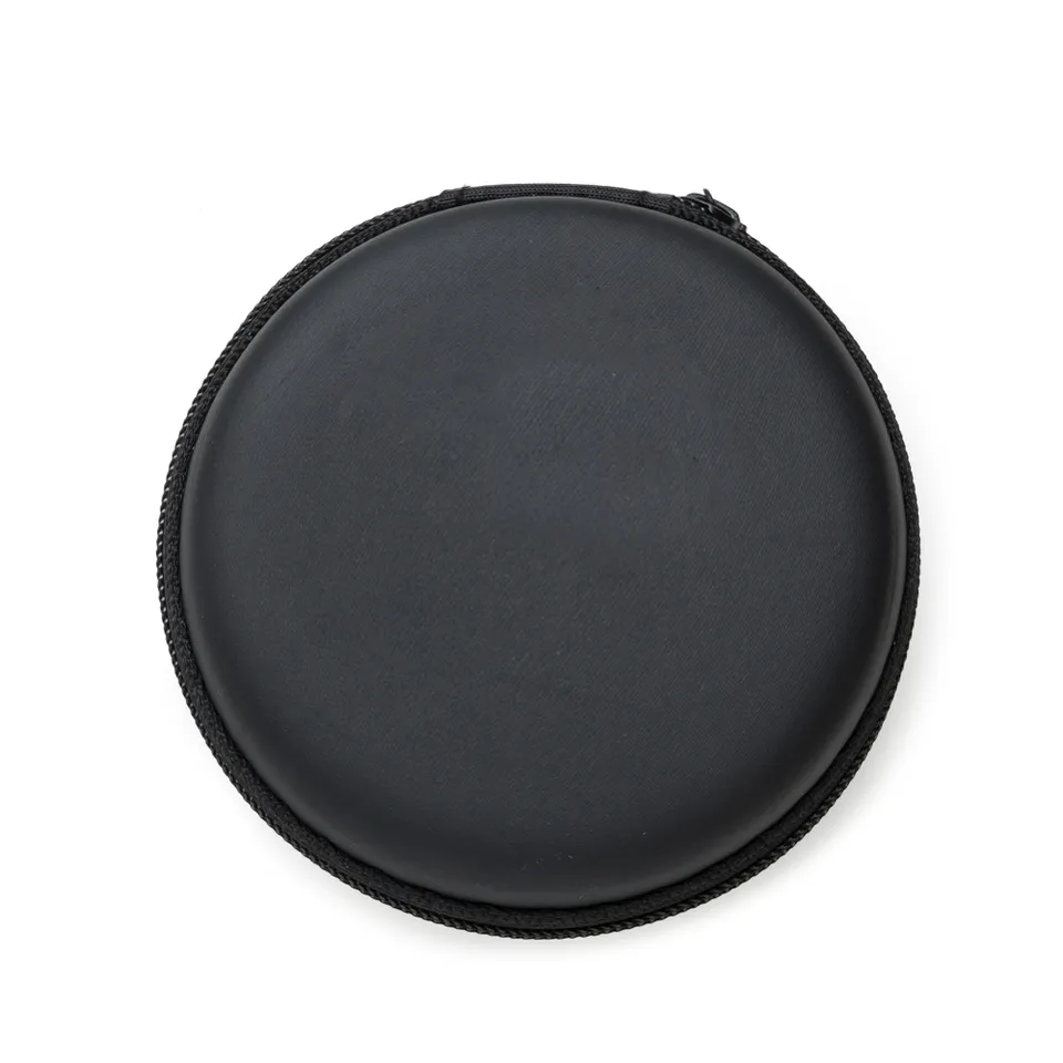 Case redondo p/ kit tam m na cor preto