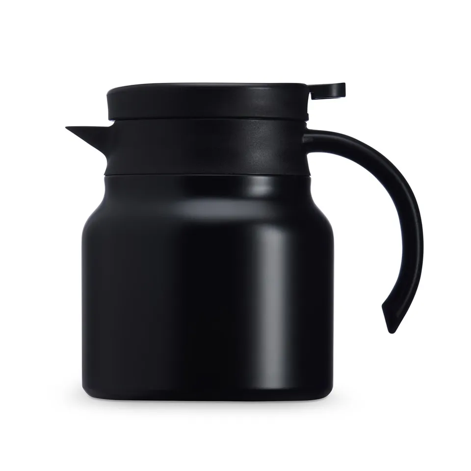 Chaleira c/ termomêtro e infusor na cor preto