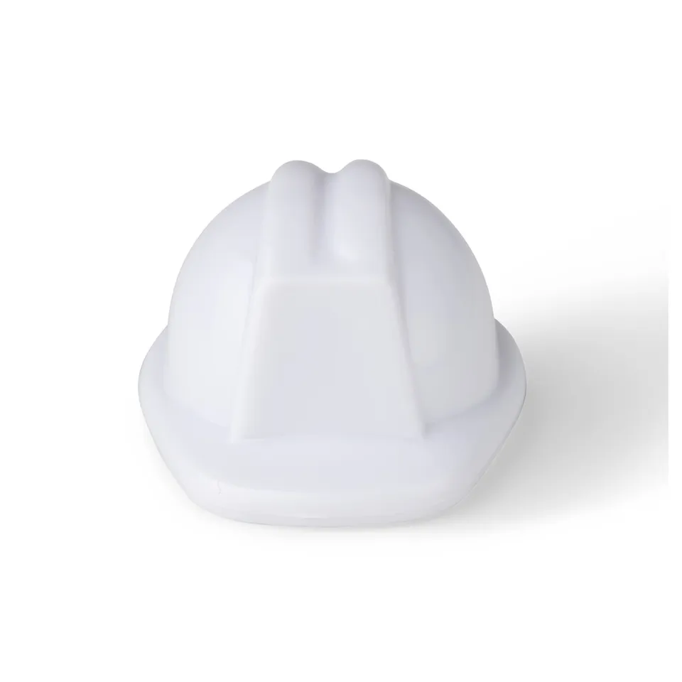 Chaveiro capacete EPI de plástico personalizado na cor branco