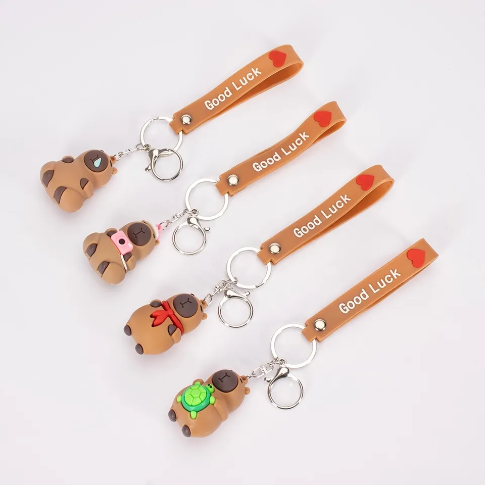 Chaveiro capivara personalizado na cor colorido