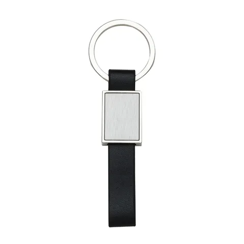 Chaveiro de metal personalizado retangular 11,2 × 3,2 cm