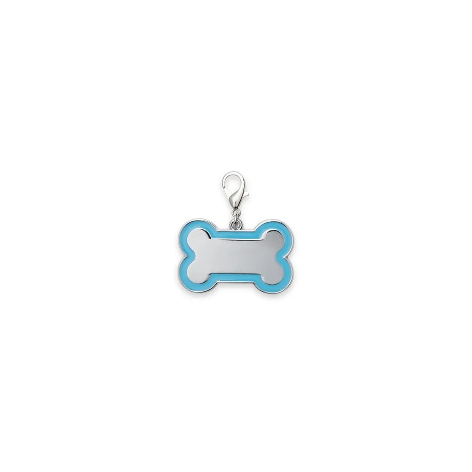 Chaveiro pet grande personalizado na cor azul