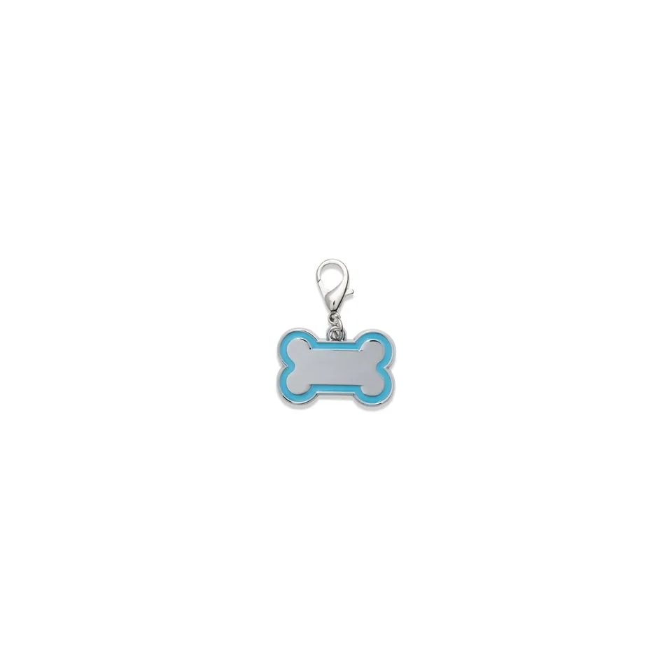 Chaveiro pet pequeno personalizado na cor azul
