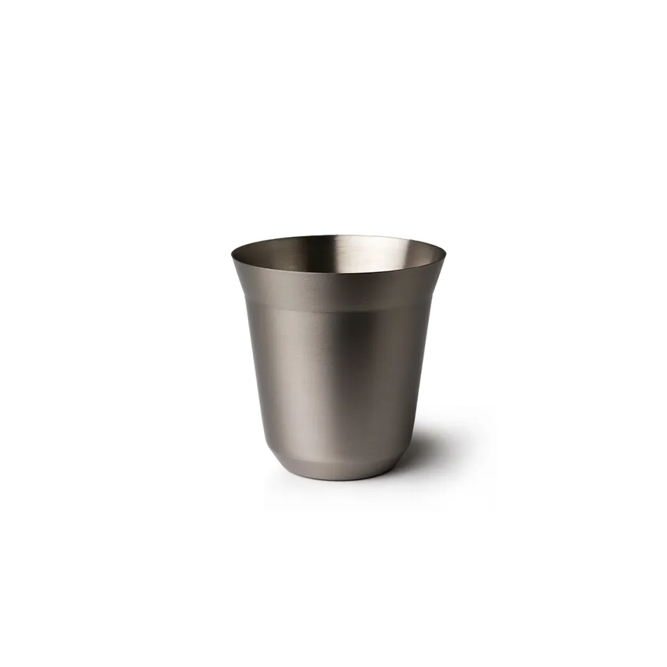 Copo de inox personalizado 150 ml na cor inox