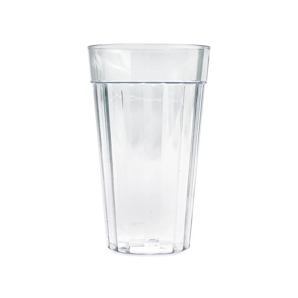 Copo plástico personalizado 450 ml na cor transparente