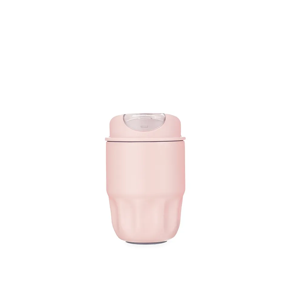 Copo térmico personalizado 250 ml na cor rosa
