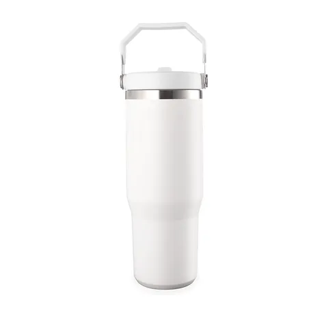 Copo térmico personalizado 800 ml com canudo e bico