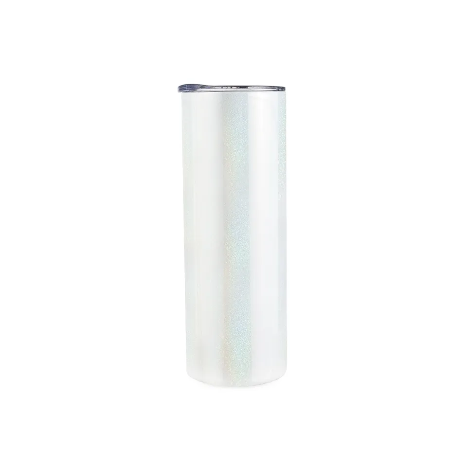 Copo térmico com tampa personalizado 600 ml na cor branco