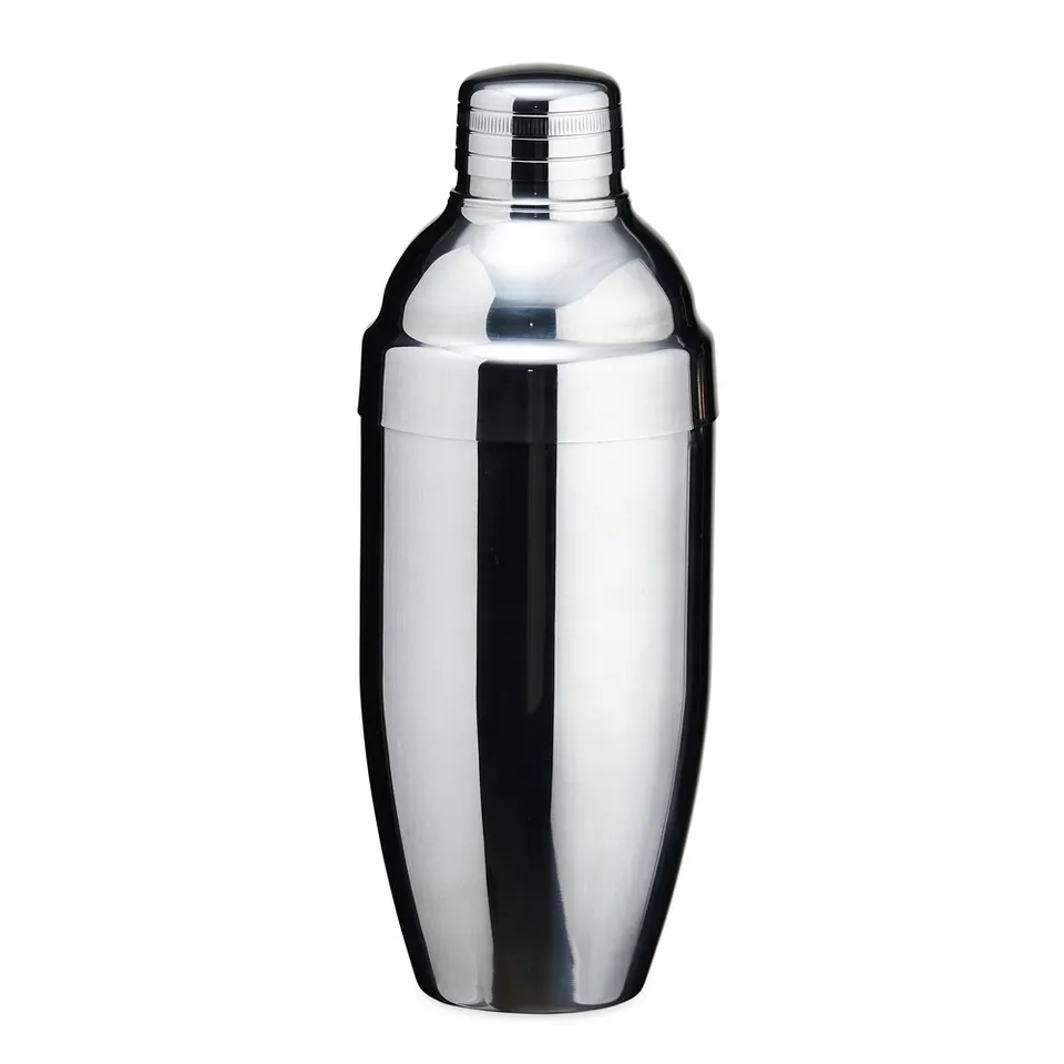 Coqueteleira inox 750ml na cor inox