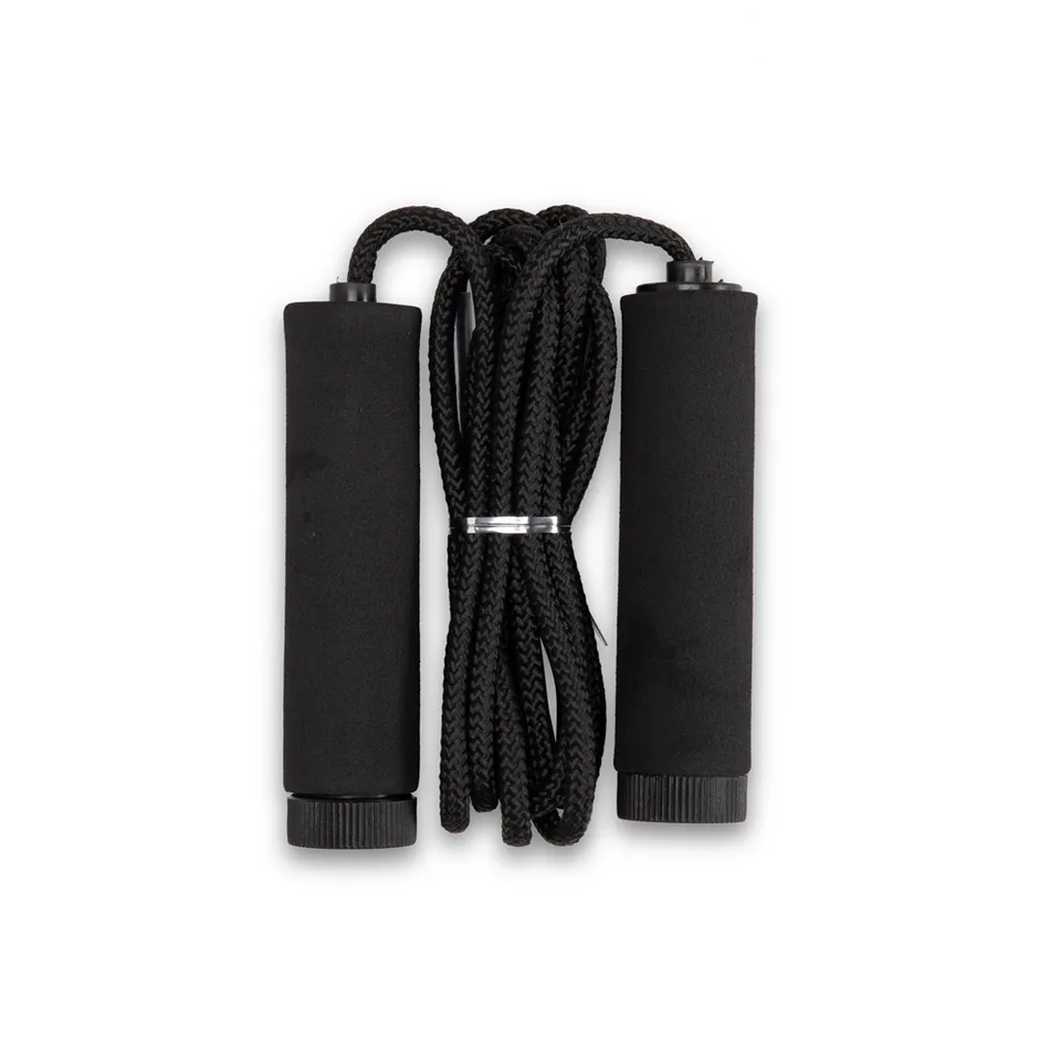 Corda de pular poliéster 2,8m na cor preto