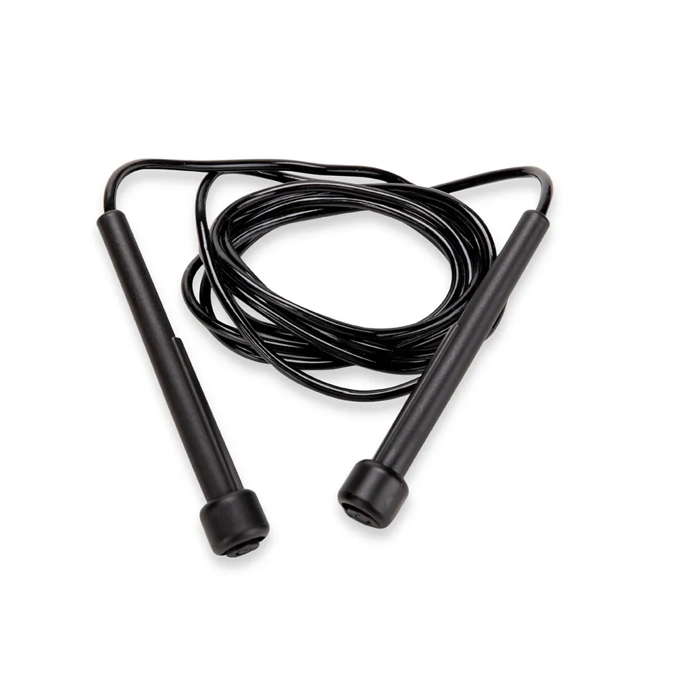 Corda de pular PVC 2,5m na cor preto