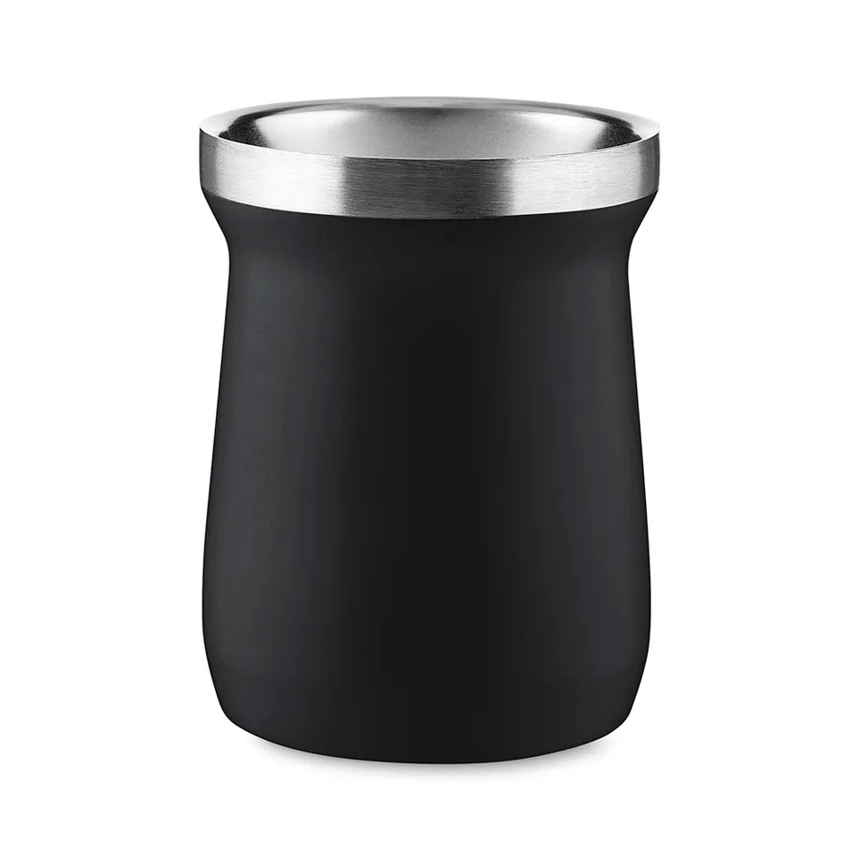 Cuia térmica inox 250ml na cor preto