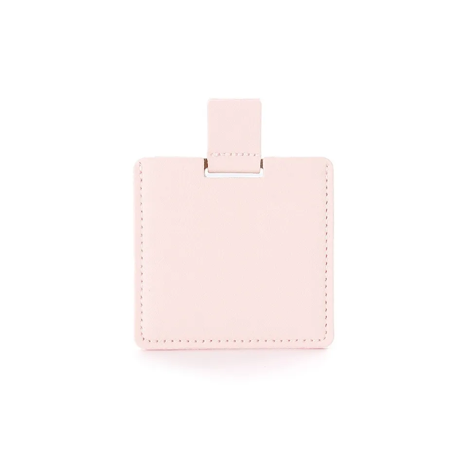 Espelho de aço inox na cor rosa