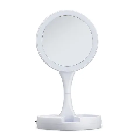 Espelho dobrável com LED