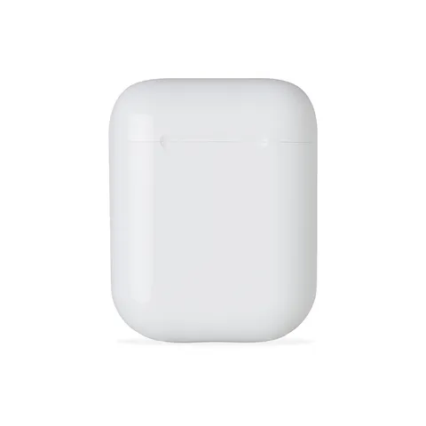 Fone de ouvido bluetooth personalizado com carregador e comando por toque (cód. P@18596)